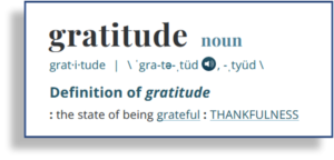 Definition of Gratitude