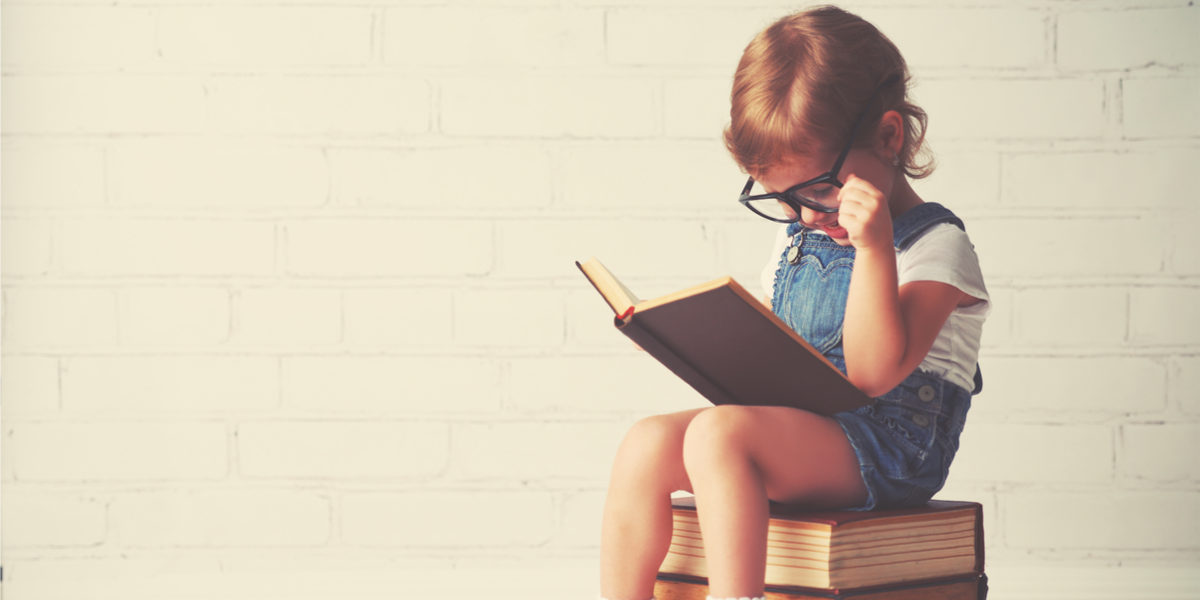 Child Reading a Book